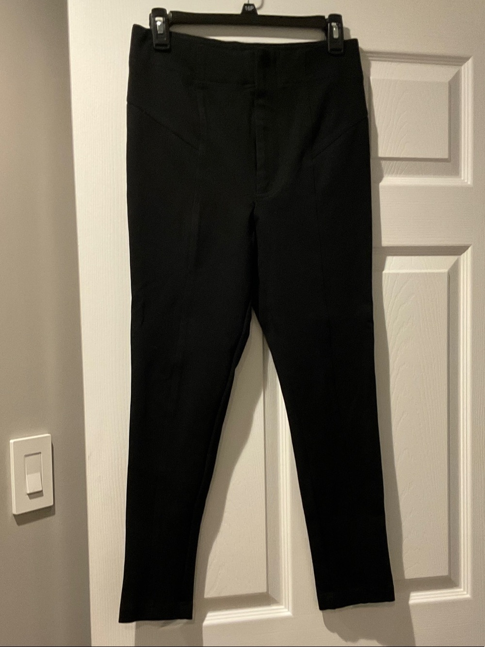 Free People Black Skinny Ponte Pants